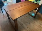 IKEA Morbylanga, eikenfineer bruin eettafel 145 x 85, Huis en Inrichting, Ophalen, 100 tot 150 cm, 50 tot 100 cm, Zo goed als nieuw