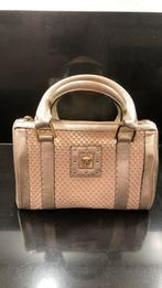 VERSACE gouden, LEER met stof, party tasje 20x15x10, Ophalen of Verzenden, Zo goed als nieuw, Beige, Avondtasje