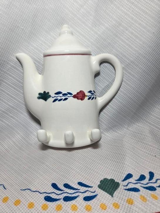 Boerenbont handdoek hanger, Antiek en Kunst, Antiek | Servies los, Ophalen of Verzenden