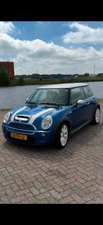Mini 1.6 16V Cooper S 2006 Blauw, Voorwielaandrijving, 4 cilinders, Leder en Stof, Origineel Nederlands