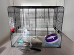 Hamsterkooi 2 stuks (mag apart verkocht), Dieren en Toebehoren, Knaagdieren en Konijnen | Hokken en Kooien, Gebruikt, Minder dan 75 cm