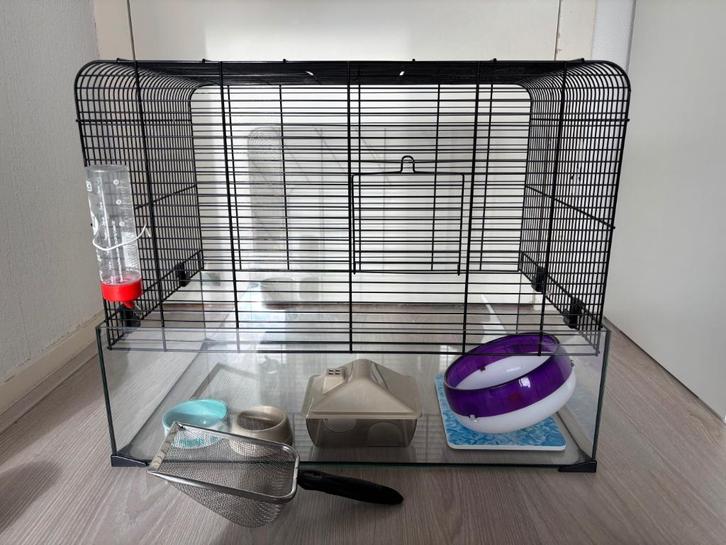 Hamsterkooi 2 stuks (mag apart verkocht), Dieren en Toebehoren, Knaagdieren en Konijnen | Hokken en Kooien, Gebruikt, Hok, Minder dan 60 cm