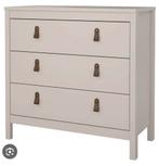 Kast beige / taupe. Ladekast of commodo van Leenbakker NIEUW, Huis en Inrichting, Kasten | Ladekasten, Zo goed als nieuw, Minder dan 100 cm