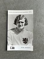 Feyenoord Wim Jansen WK 1974, Ophalen of Verzenden, Feyenoord, Spelerskaart