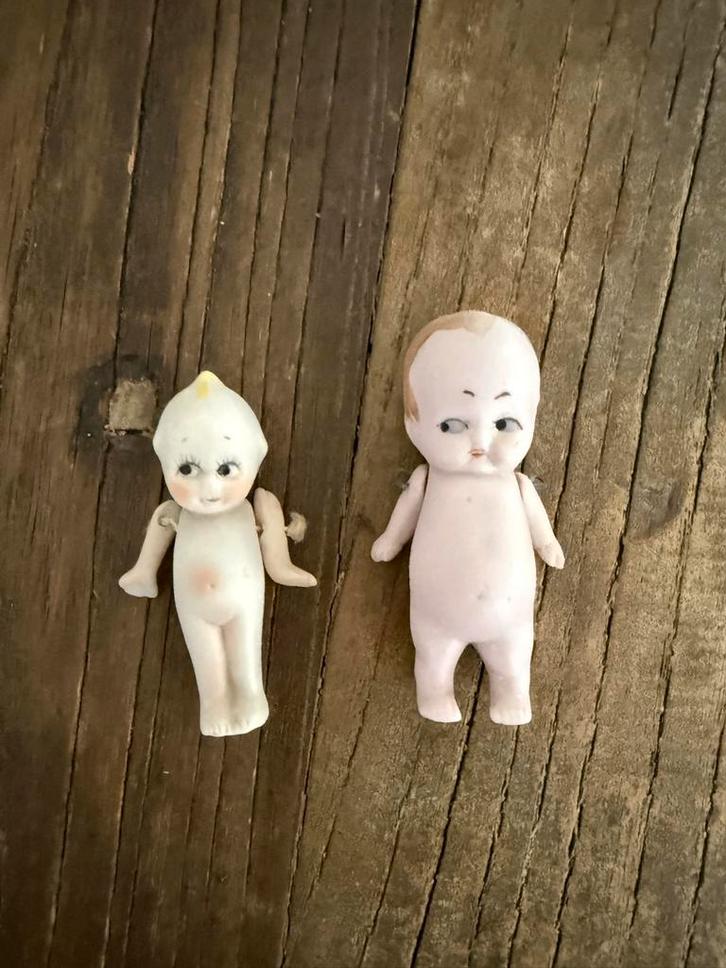Antieke Biscuit Popjes - Kewpie Stijl, Antiek en Kunst, Antiek | Speelgoed, Ophalen of Verzenden
