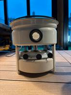 Vintage Emaille Koffiezetter met Rechaud en koffiepot, Ophalen