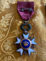Belgische Ereteken/ medaille ridder in de Kroonorde, Ophalen of Verzenden, Overige soorten, Overige gebieden, Lintje, Medaille of Wings