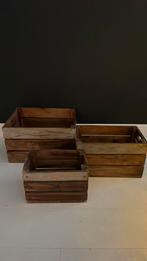 Houten decoratie kistjes, Ophalen, Gebruikt, 50 tot 100 cm, Minder dan 50 cm