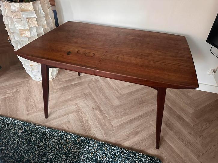 Louis van Teeffelen verlengbare eettafel, Huis en Inrichting, Tafels | Eettafels, Gebruikt, 50 tot 100 cm, 150 tot 200 cm, Vier personen