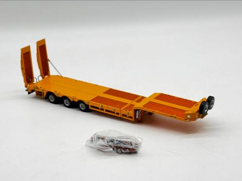 WSI BROSHUIS uitschuifbare dieplader + kleppen, Hobby en Vrije tijd, Modelauto's | 1:50, Nieuw, Bus of Vrachtwagen, Wsi, Ophalen of Verzenden