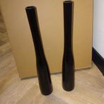 Zwarte decoratieve vazen set, Ophalen of Verzenden, Zo goed als nieuw, Zwart