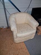 Leuke fauteuil crème kleur, Ophalen, Gebruikt, 75 tot 100 cm, 50 tot 75 cm