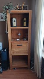 Teakhouten kast, Huis en Inrichting, Kasten | Boekenkasten, Ophalen, Teakhout, 50 tot 100 cm, Zo goed als nieuw