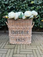 Paraplu bak met bloemen, Huis en Inrichting, Woonaccessoires | Schalen en Manden, Ophalen, Mand, Zo goed als nieuw, Riet