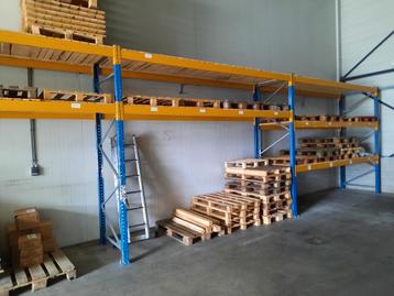 Palletstelling magazijn stelling inclusief dichte vlonders!! beschikbaar voor biedingen