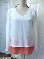 Joseph Ribkoff vlot wit/oranje tuniek mt 36/S, Overige kleuren, ., Joseph Ribkoff, Nieuw