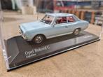 1/43 Opel Rekord C Lagoblau Minichamps, Ophalen of Verzenden, Groter dan 1:32, Auto
