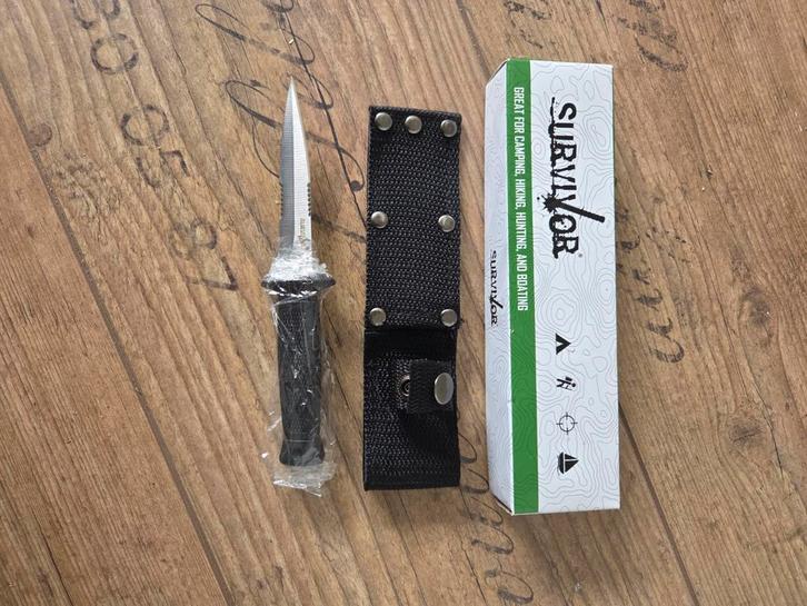 Survivor HK-740 Dolk met Schede - Nieuw, Antiek en Kunst, Antiek | Gereedschap en Instrumenten, Ophalen of Verzenden