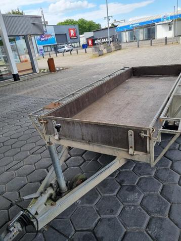 Aanhanger tandemasser bak 3,65 x 1,35m max 2000kg beschikbaar voor biedingen
