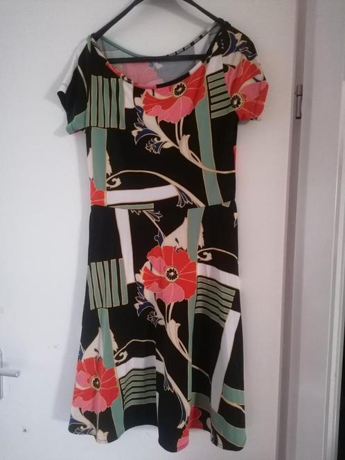 King Louie super leuk jurkje Maat M / OPRUIMING, Kleding | Dames, Jurken, Zo goed als nieuw, Maat 38/40 (M), Zwart, Onder de knie