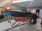 Vis/ toerboot te koop, Watersport en Boten, Ophalen, Gebruikt, 3 tot 6 meter, Buitenboordmotor