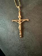 Rosé gouden kruis, Ophalen of Verzenden, Zo goed als nieuw, Goud, Kruis of Symbool