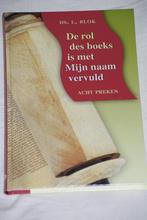 Blok ds. L. De rol des boeks is met Mijn naam vervuld, Verzenden, Gelezen, L. Blok, Christendom | Protestants