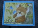 Puzzel Koala met vogels 25 stukjes, Kinderen en Baby's, Speelgoed | Kinderpuzzels, 10 tot 50 stukjes, Gebruikt, Ophalen of Verzenden