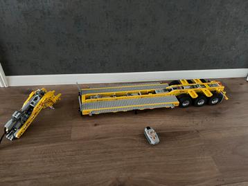 Lego technic moc gooseneck dieplader / trailer beschikbaar voor biedingen