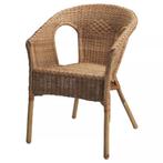 IKEA AGEN Fauteuil, Chair rotan/rattan/bamboo, Huis en Inrichting, Stoelen, Ophalen, Riet of Rotan, Bruin, Zo goed als nieuw
