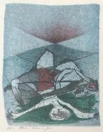 Harry van Kruiningen (1906-1996) Kleurenlithografie 'Landsch, Verzenden