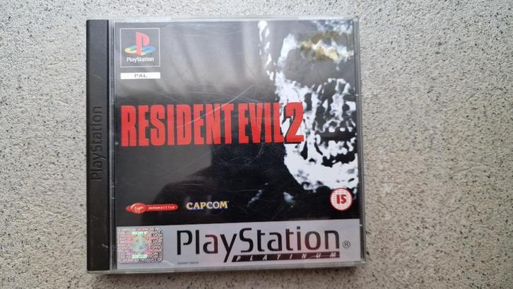 Resident Evil 2 - Platinum Edition (Playstation 1), Spelcomputers en Games, Games | Sony PlayStation 1, Gebruikt, Avontuur en Actie