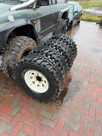 Mooie set 35 inch  insa turbo banden nissan patrol velg, Ophalen