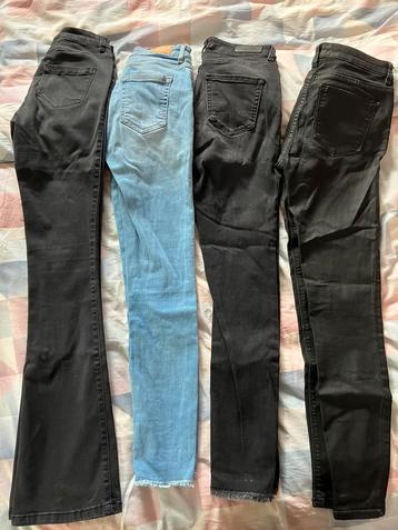 4 super leuke broekjes skinny Only en Zara maat 27 / XS