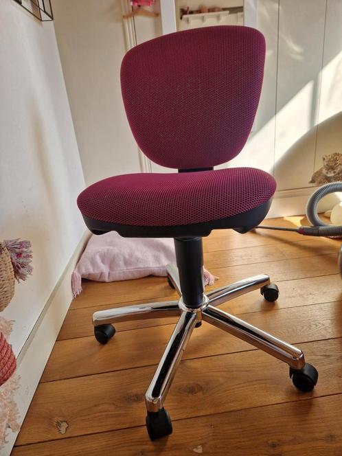 TOPSTAR Kiddi Star Chrome Roze Bureaustoel, Huis en Inrichting, Bureaustoelen, Zo goed als nieuw, Bureaustoel, Roze, Ophalen