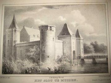 40 / Muiden  Het Slot  Litho 1846 beschikbaar voor biedingen