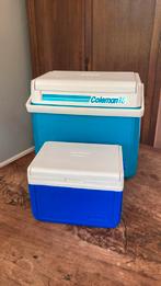 2 coleman koelboxen coleman 18 model 5218 en model 5205, Caravans en Kamperen, Koelboxen, Ophalen of Verzenden, Elektrisch