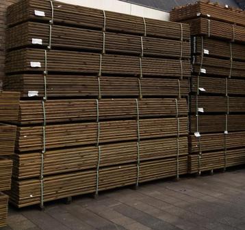 Rabatdelen geimpr. 40/ 3.00 mtr. 18x145 actie prijs beschikbaar voor biedingen