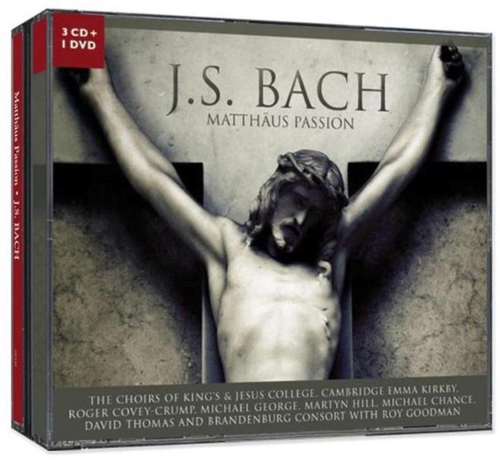 Mattheus Passion - Johann Sebastian Bach - 3CD's + DVD, Cd's en Dvd's, Cd's | Klassiek, Nieuw in verpakking, Vocaal, Modernisme tot heden