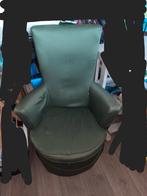 Groene stoel, Huis en Inrichting, Fauteuils, Ophalen, Minder dan 75 cm, 50 tot 75 cm