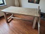 Eettafel met verlengstuk, Huis en Inrichting, Tafels | Eettafels, Ophalen, Gebruikt, 50 tot 100 cm, 150 tot 200 cm