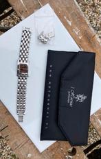 Dolce & Gabanna horloge / armband zilver kleur, Verzenden, Zo goed als nieuw, Zilver, Staal