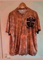 Nieuw heren shirt. Okselmaat 66 cm. Maat XXXL, Kleding | Heren, Grote Maten, Ophalen of Verzenden, Nieuw, Bruin, Shirt