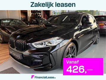 BMW 1 Serie 120i M-Sport, Leder, Glasdak, Cam, Black, HUD, F beschikbaar voor biedingen
