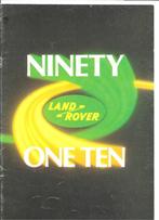 LAND ROVER NINETY / ONE-TEN, Ophalen of Verzenden, Zo goed als nieuw, Overige merken