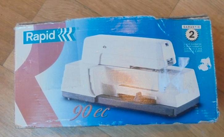 RAPID  90ec  Electrische  NIETMACHINE    professioneel, Diversen, Bureau-accessoires, Gebruikt, Ophalen of Verzenden