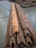 Hardhouten  oude balken Geborsteld, Ophalen, Gebruikt, 250 cm of meer, Balken