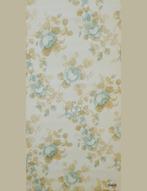 13975 Bloemen behang blauw beige klassiek landelijk swiet, Huis en Inrichting, Stoffering | Behang, Ophalen of Verzenden, Minder dan 10 m²