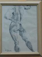 houtskooltekening getekend leon spilliaert, Ophalen of Verzenden