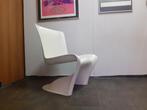 Space age design Hans Christiansen stoel wit jaren 60 retro, Huis en Inrichting, Stoelen, Ophalen, Kunststof, Gebruikt, Space age design jaren 60 vintage retro 1960s